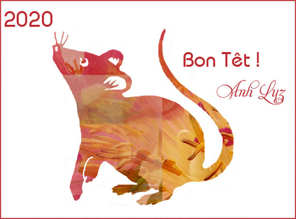 voeux année du rat/wishes for the year of the rat